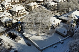 Село Широка лъка - зима - изглед