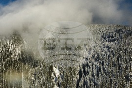 Село Широка лъка - зима - изглед