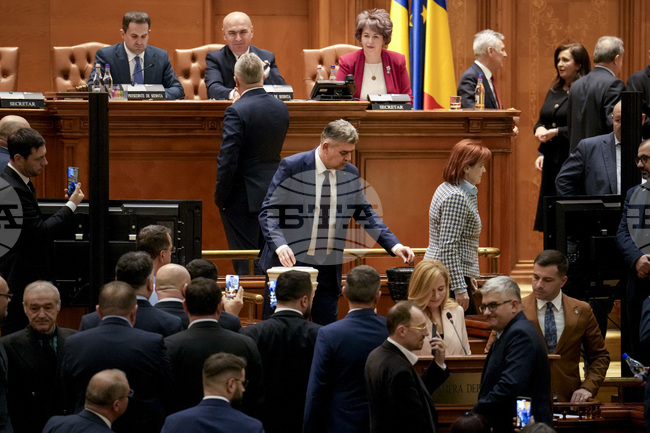 В румънския парламент започна гласуване на вот на доверие на новото правителство