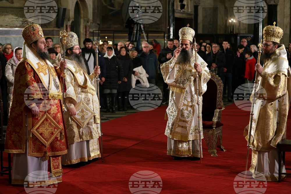 Храм-паметник "Св. Александър Невски" - митрополит Даниил - тържествено богослужение