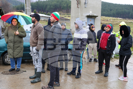 Село Крупник - електрозахранване - протест