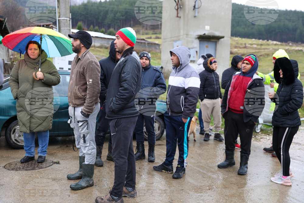 Село Крупник - електрозахранване - протест