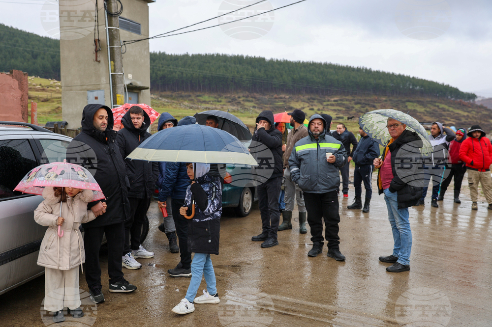 Село Крупник - електрозахранване - протест