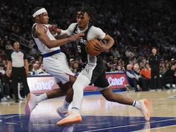 Spurs Knicks Basketball