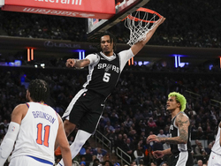 Spurs Knicks Basketball