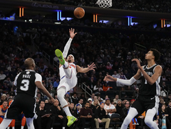 Spurs Knicks Basketball