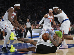 Spurs Knicks Basketball
