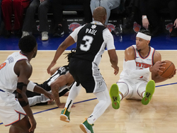 Spurs Knicks Basketball
