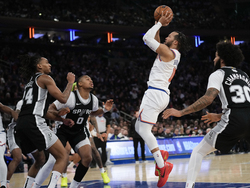Spurs Knicks Basketball
