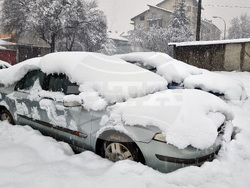 Троян - обилен снеговалеж
