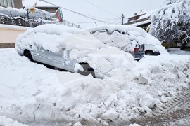 Троян - обилен снеговалеж