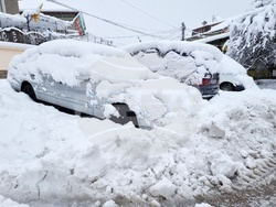 Троян - обилен снеговалеж