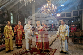 Разград - митрополит Наум - Рождество Христово - света литургия