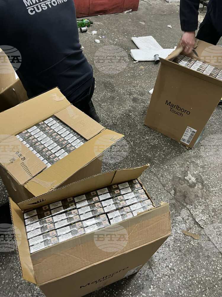 15,000 Illicit Cigarette Packets Intercepted at Kapitan Andreevo