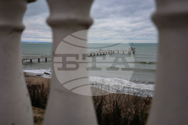 Бургас - зима - море