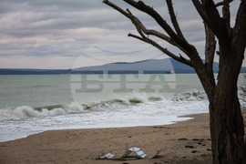 Бургас - зима - море