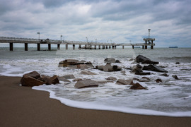 Бургас - зима - море