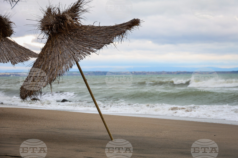 Бургас - зима - море