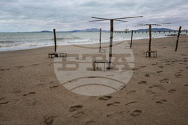 Бургас - зима - море