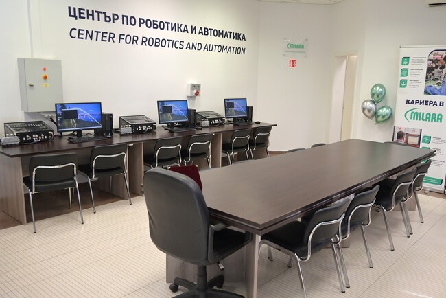 ''Милара – Център по роботика и автоматика'' бе модернизиран и обзаведен специално за Пловдивския филиал на Технически университет - София