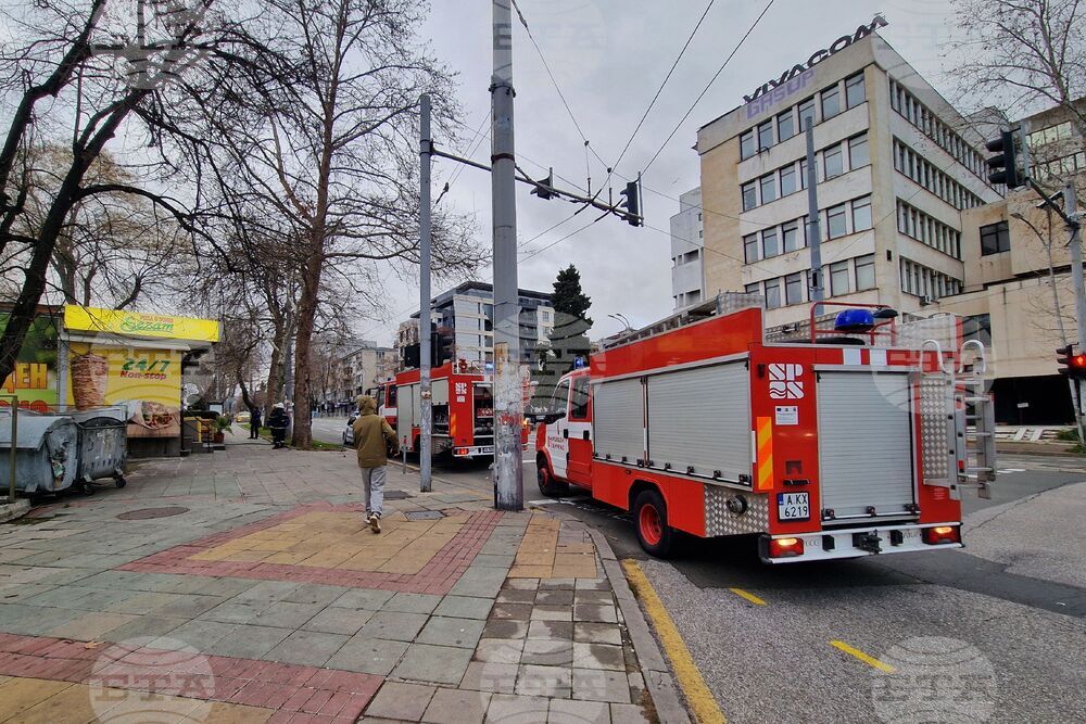 Бургас - пожар