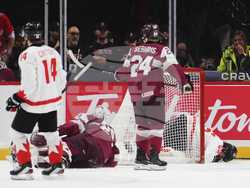 Latvia Canada World Junior Hockey