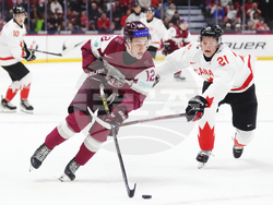 Latvia Canada World Junior Hockey