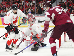Latvia Canada World Junior Hockey