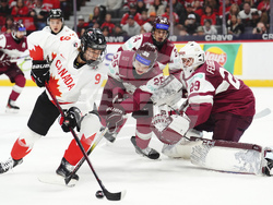 Latvia Canada World Junior Hockey
