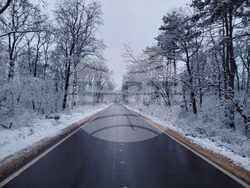 Разград - зима - обстановка