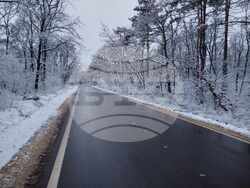 Разград - зима - обстановка