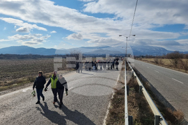 Кюстендил - поднасяне на цветя - пътен инцидент