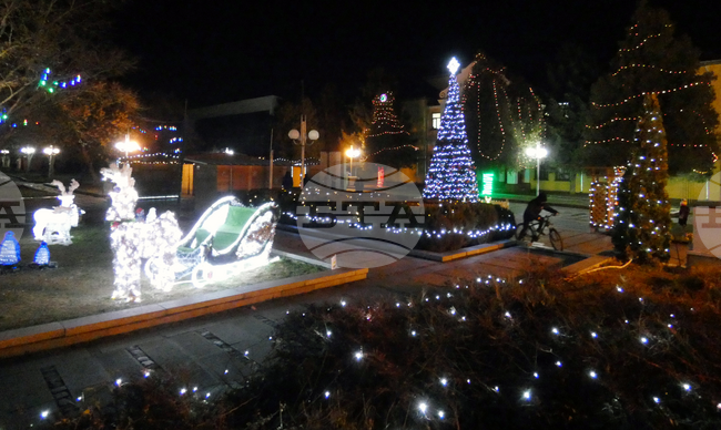 Полицаи разкриха кражба на коледната украса от централния площад в Лом и върнаха светещи елени