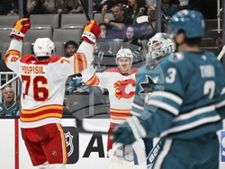 Flames Sharks Hockey