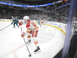 Flames Sharks Hockey