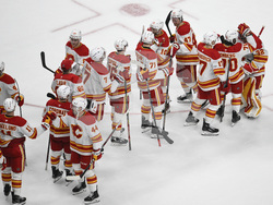 Flames Sharks Hockey