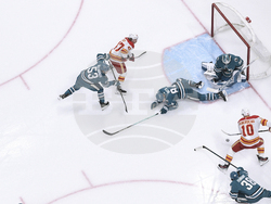 Flames Sharks Hockey