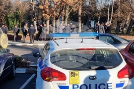 Минерални бани - Община - сграда - сигнал за поставено взривно устройство