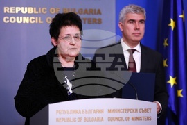 Министерски съвет - министри - брифинг