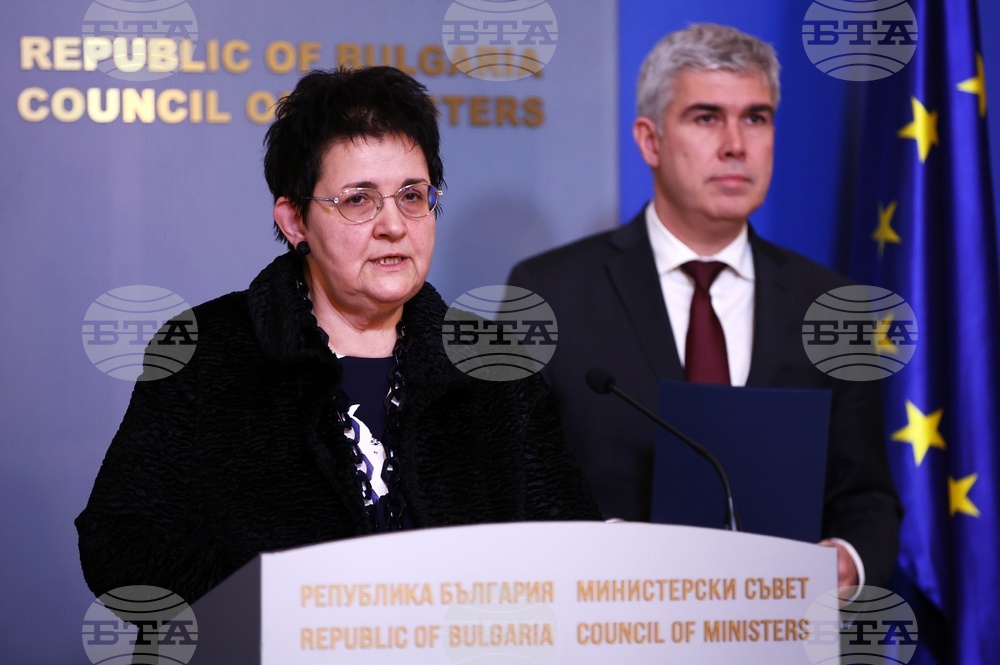 Министерски съвет - министри - брифинг