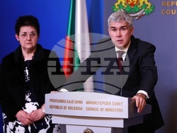 Министерски съвет - министри - брифинг