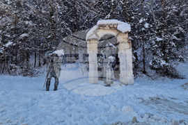 Село Забърдо - главен път Асеновград - Чепеларе - молебен