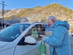Село Забърдо - главен път Асеновград - Чепеларе - молебен