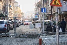 Бургас - улица - ремонт