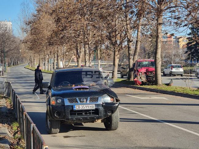 Мъж е пострадал при катастрофа в центъра на Кюстендил