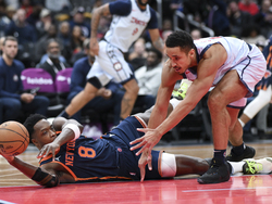 Knicks Wizards Basketball