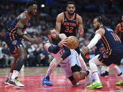 Knicks Wizards Basketball