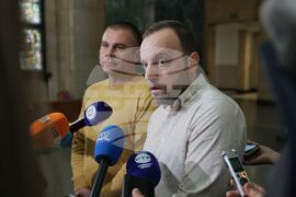 Съдебната палата - брифинг - пожар