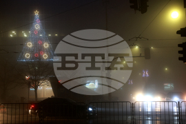 София - новогодишна нощ - гъста мъгла