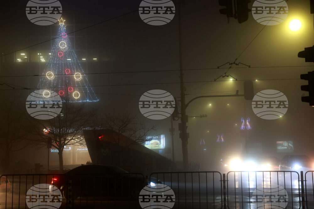 София - новогодишна нощ - гъста мъгла